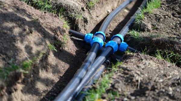 Underground Water Line Installation in Laurel
